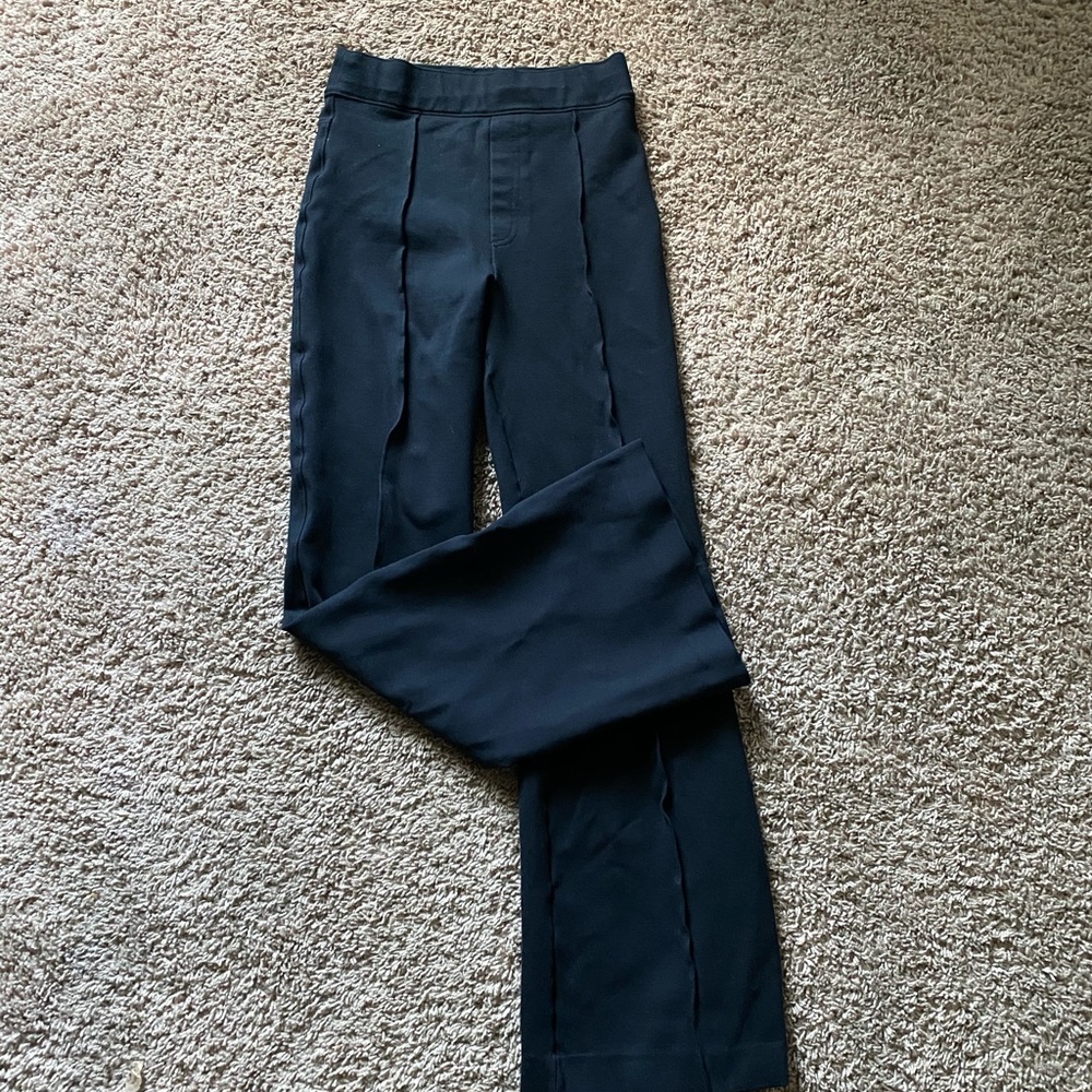 Spanx high rise flare pants.